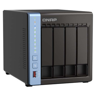 威联通（QNAP）TS-264C 2盘位四核心处理器网络存储服务器内置双 M.2 插槽NAS私有云（内含硬盘4T*2） TS-464C+48T（12T*4）