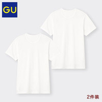 GU 极优 男装圆领T恤 2件装 339096