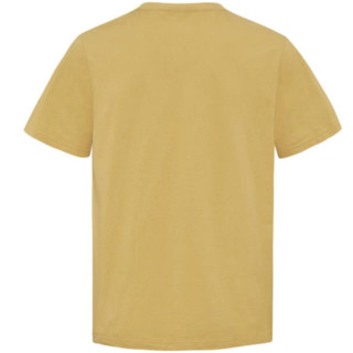 CAT 卡特彼勒 男女款圆领短袖T恤 CK3TSQD2601 黄色 XS