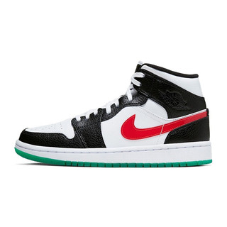 AIR JORDAN 正代系列 Air Jordan 1 Mid 女子篮球鞋 BQ6472-063 红黄彩钩 42.5