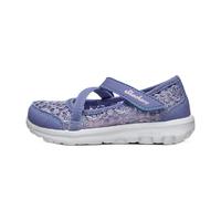 SKECHERS 斯凯奇 GO WALK系列 女童学步鞋 81170N/PWPK 蕾丝款 浅紫色/粉红色 24码