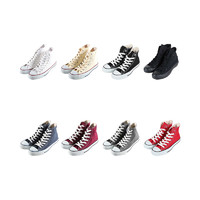 CONVERSE 匡威 all star HI 日版高帮帆布鞋 白色/炭灰色/深蓝色 式 轻松百搭