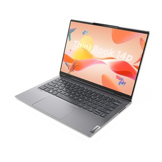 ThinkPad 思考本 ThinkBook 14p 2022款 六代锐龙版 14.0英寸 轻薄本 灰色 (锐龙R7-6800H、核芯显卡、16GB、512GB SSD、2.2K、LCD、21EJ0001CD）