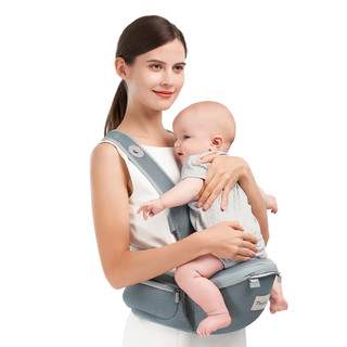 Pouch 帛琦 婴儿腰凳背带宝宝背带多功能轻便简易抱娃神器透气