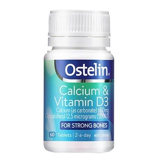 Ostelin 成人维生素D3+钙片 60粒*2瓶