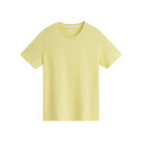 Baleno 班尼路 男女款圆领短袖T恤 88902284 粉柠檬黄 XL