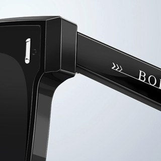 BOLON 暴龙 男女款太阳镜 BL3081C10 偏光款 黑框灰色镜片 63mm