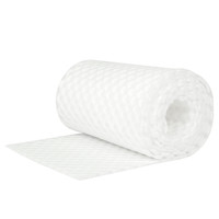 百因美 水族加厚过滤棉鱼缸生化棉高密度耐洗过滤用品过滤器白棉 过滤棉1米长*12cm宽*2.5cm厚 3D蜂窝过滤棉 150*11*0.3 CM