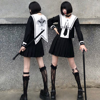全员饿人 JK制服 十字军 暗黑系哥特风水手服 43cm