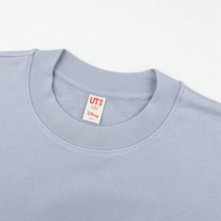 UNIQLO 优衣库 X 迪士尼 女士圆领卫衣 447163 水蓝色 XXXL