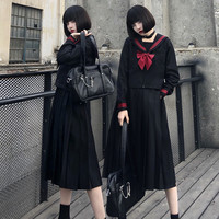 全员饿人 JK制服 赤三本基础款水手服