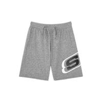 SKECHERS 斯凯奇 KNITSHORTS 男童短裤 L221B127/004F 中花灰 170cm