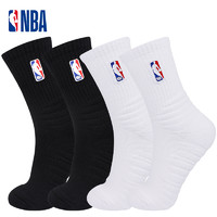 NBA 男士高筒袜子休闲运动篮球迷袜跳操跑步健身加厚美式长袜