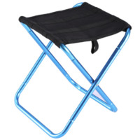The Primitive 原始人 便携式折叠板凳 蓝色 大号款 铝合金凳腿