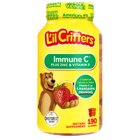 黑卡会员：L'il Critters 儿童维生素小熊软糖 190粒