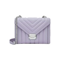 MICHAEL KORS 迈克·科尔斯 WHITNEY系列 女士小号链条皮质单肩包 30F8SXIL1T518 淡紫色