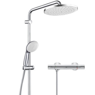 GROHE 高仪 新天瀑淋浴系列 淋浴花洒套装 27389002短杆花洒+34594000无下出水龙头