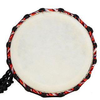 MIDWAY 美德威 非洲鼓 8英寸布艺羊皮款 轻型丽江手鼓 儿童初学练习可调音