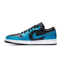 AIR JORDAN 正代系列 Air Jordan 1 Low 男子篮球鞋 553558-410 蓝黑色 47.5