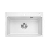 MOEO 汉摩 ME-6546B 石英石水槽套装 麻白色 套餐A