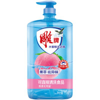 超能 雕牌水蜜桃洗洁精1kg*10瓶装(方瓶)