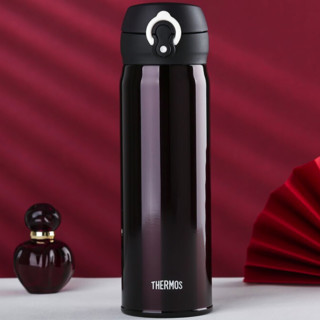 THERMOS 膳魔师 One Touch系列 JNL-500-DPL 保温杯 500ml 咖啡黑