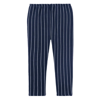 SENSHUKAI 千趣会 20CE34124 儿童保暖休闲裤 藏青色竖条纹 130cm