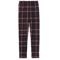 SENSHUKAI 千趣会 20CE34124 儿童保暖休闲裤 棕色格纹 120cm