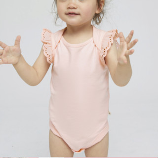 Gap 盖璞 布莱纳系列 681651 婴儿连体衣 粉色 73cm