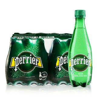 perrier 巴黎水 法国原装进口  原味气泡水矿泉水 500ml*24瓶