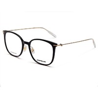 MONTBLANC 万宝龙 光学眼镜时尚近视眼镜框镜架 MB0208OA 黑色镜框001