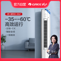 GREE 格力 3匹智能变频柜机空调新一级能效冷暖云锦IIX