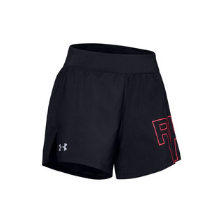 UNDER ARMOUR 安德玛 Launch Sw 女子运动裤 1350194-001 黑色 XL