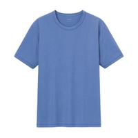 UNIQLO 优衣库 AIRism 男士圆领短袖T恤 434169 天蓝色 XXL
