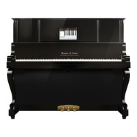 BRUNO 布鲁诺（BRUNO）UP132立式钢琴家用品牌专业级考级钢琴 白色
