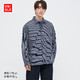  UNIQLO 优衣库 448384 男士长绒棉斜纹衬衫　