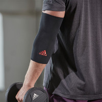 adidas 阿迪达斯 护肘运动防滑手臂护套关节篮球羽毛球健身护具单只装运动护具