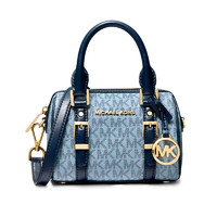 MICHAEL KORS 迈克·科尔斯 BEDFORD系列 女士手提波士顿包 32F9G06C0B 浅蓝深蓝拼色 迷你