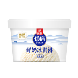 Bright 光明 优倍鲜奶冰淇淋（原味）90g*4杯 添加高品质鲜牛乳 冷饮雪糕