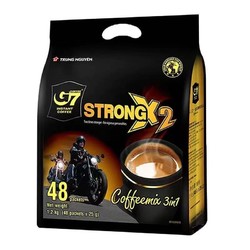 G7 COFFEE 中原咖啡 越南进口中原G7三合一提神防困速溶咖啡粉1200克48条袋装