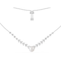 黑卡会员：APM Monaco MERORITES系列 女士花瓣珍珠项链 AC4830XPL