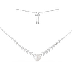 APM Monaco MERORITES系列 女士花瓣珍珠项链 AC4830XPL