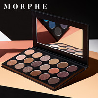 Morphe 18色眼影盘大地日常珠光哑光亮片土豆泥消肿显白新手ins火