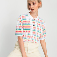 NIKE 耐克 RETRO FEMME POLO 90年代复古彩色翻领短袖CJ2516-100