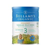 PLUS会员、有券的上：BELLAMY'S 贝拉米 有机幼儿配方奶粉 3段  900g