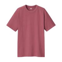 UNIQLO 优衣库 U系列  男士圆领短袖T恤 441600 桃红色 4XL