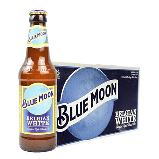 Blue Moon 蓝月 捷克进口啤酒蓝月小麦白啤330Ml