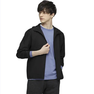 UNIQLO 优衣库 男士连帽防晒衣 433061 黑色 XXL