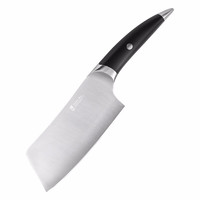 tuoknife 拓 海鸥系列 DA01W-1 菜刀(400系列不锈钢、16.5cm、黑色)