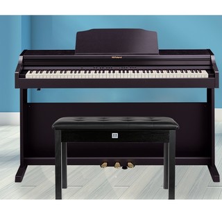 Roland 罗兰 智能电钢琴 RP302-CRL 典雅黑棕款+全套礼包